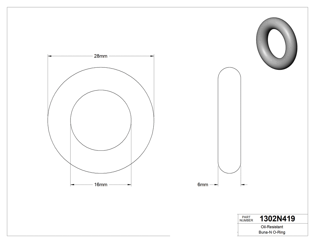 Technical drawing - 1302N419